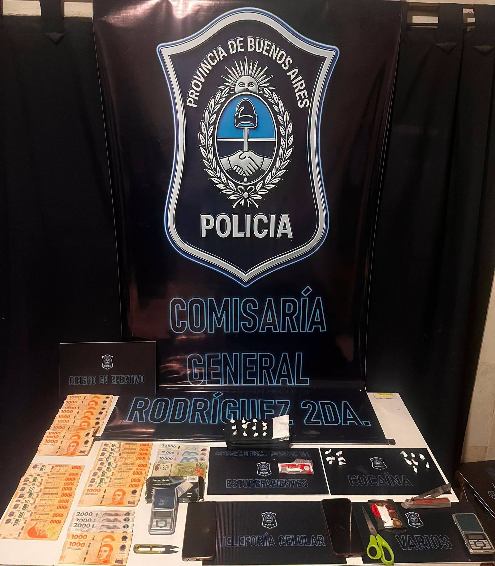 DESMANTELAN DOS BUNKERS DE DROGA EN GENERAL RODRÍGUEZ TRAS DENUNCIAS DE VECINOS